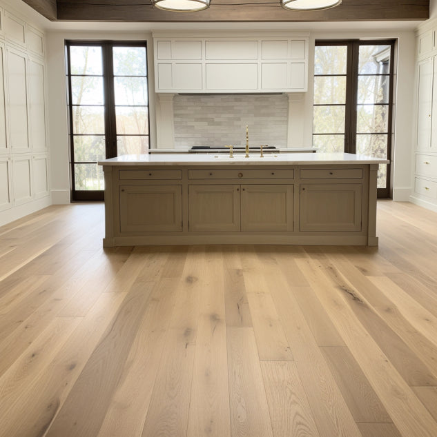 Engineered European White Oak Matte Natural Hardwood Flooring