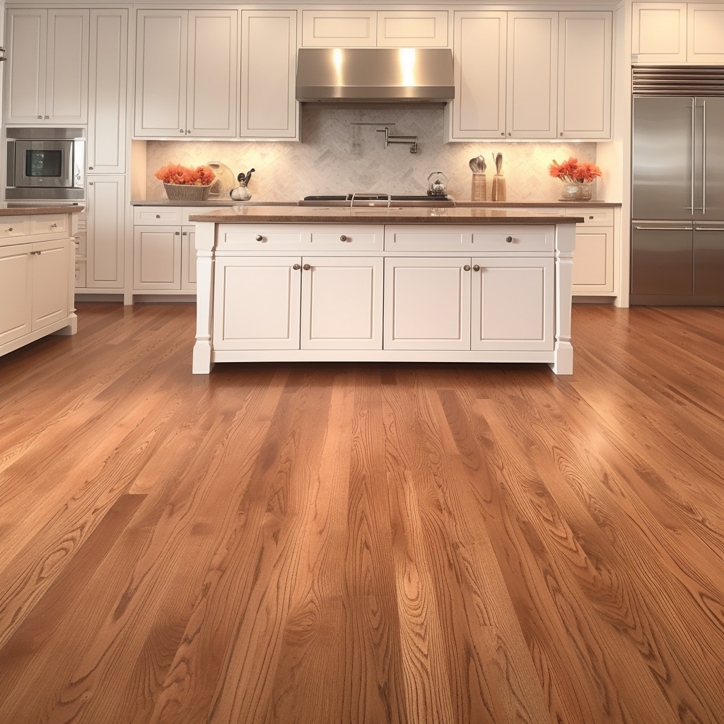 3 1/4" x 3/4" Oak Gunstock Hardwood Flooring