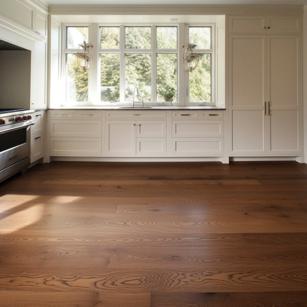 7 1/2" x 1/2" Engineered European White Oak Lisbon Hardwood Flooring