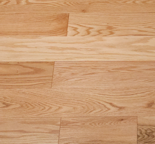 5" x 3/4" Solid Red Oak Low Gloss Common & Better Hardwood Flooring