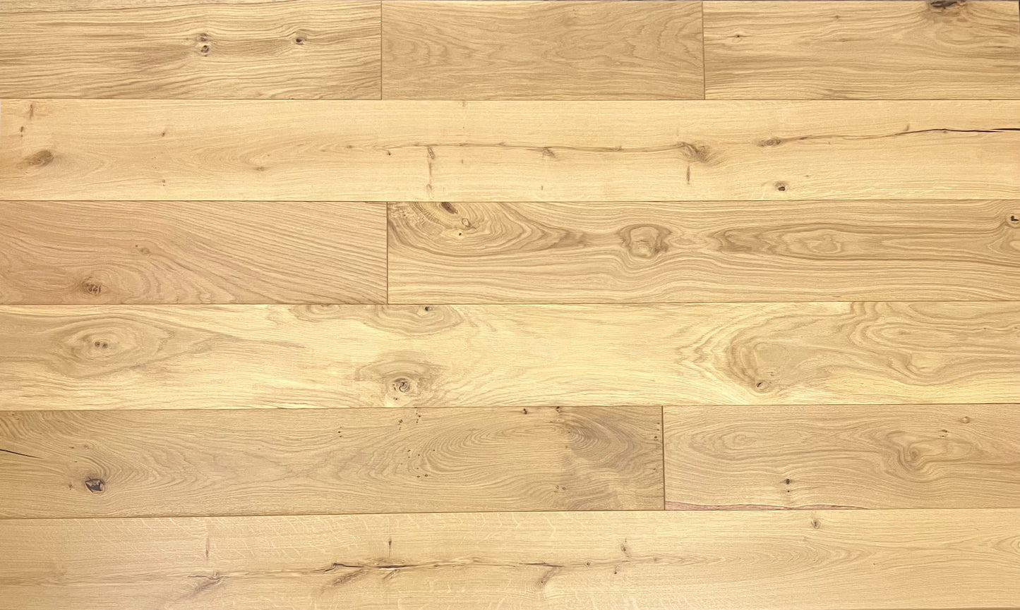 7 1/2" x 9/16" Engineered European White Oak Larsson Hardwood Flooring