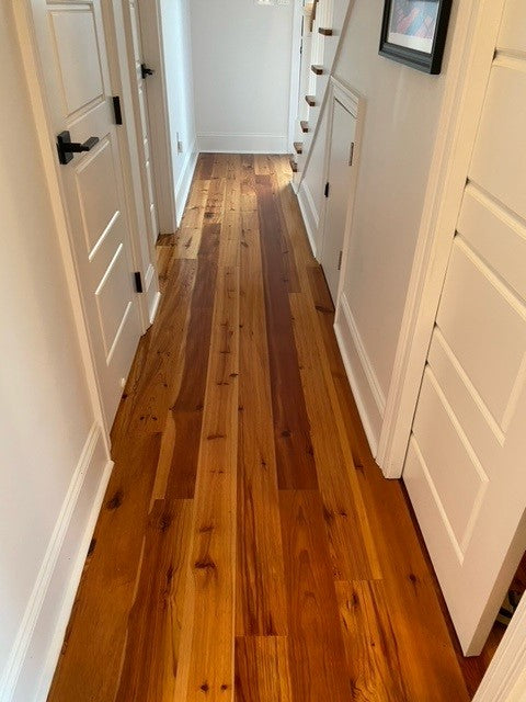 3 1/4" x 3/4" Unfinished Caribbean Heart Pine Rustic Grade Hardwood Flooring
