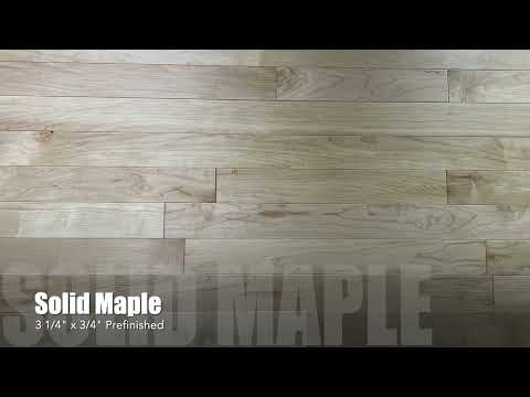 Natural Northern Maple Hardwood Flooring