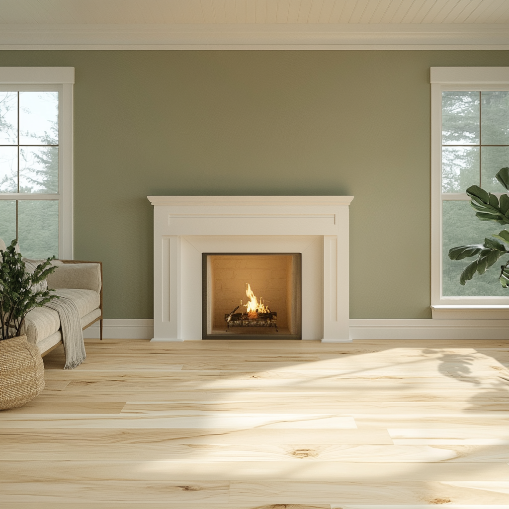 Unfinished Maple Hardwood Floor