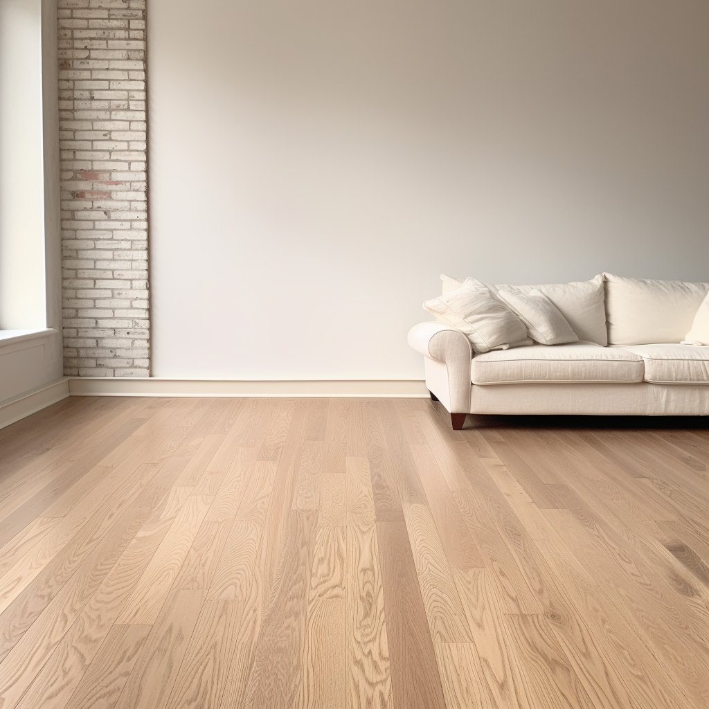5" x 1/2" Engineered Oak Wheat Hardwood Flooring