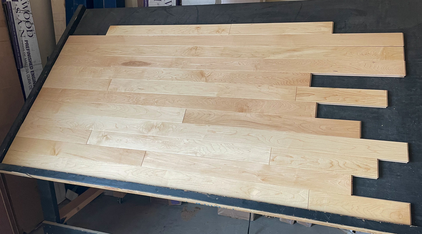 Natural Northern Maple Hardwood Flooring