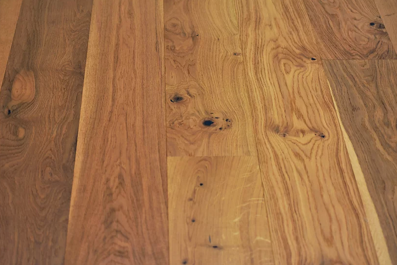 7 1/2" x 1/2" Engineered European White Oak Lemon Grass Stain Hardwood Flooring