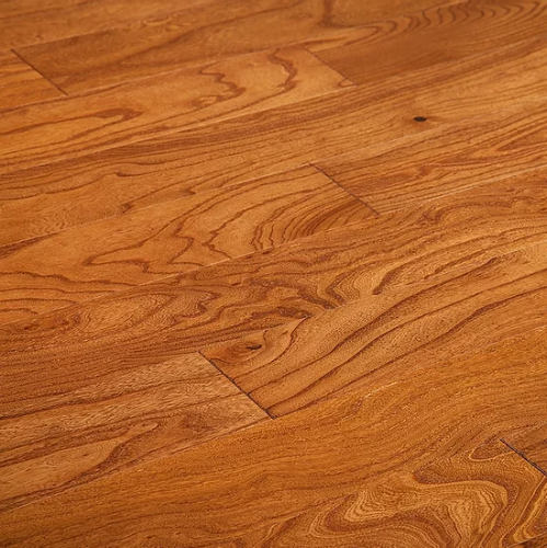 5" x 9/16" Engineered Elm Amaretto Wire Brushed Hardwood Flooring