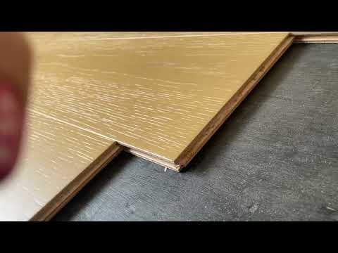 Engineered Oak Gray Brush Stain Hardwood Flooring