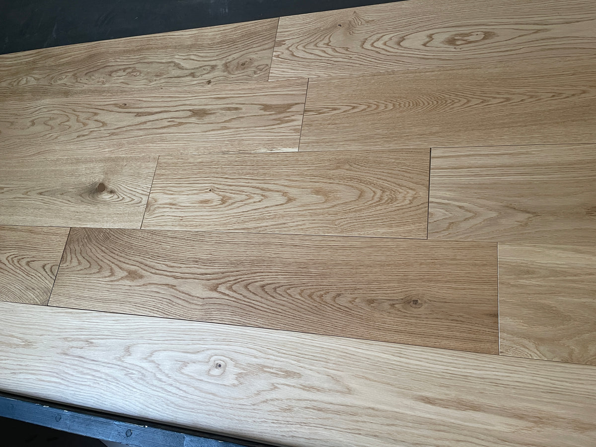 Aurora Hardwood, Collection 1/2 x 7-1/2 x RL Hardwood Flooring European White  Oak in Cinnamon Spice Color - VFO Flooring