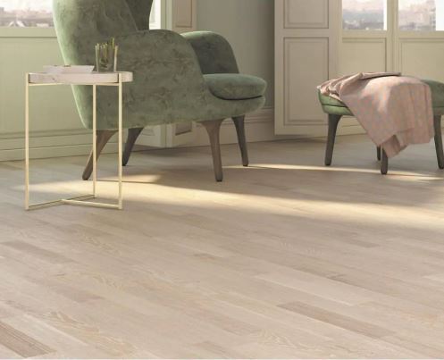 Engineered Oak Ivory & Cream Stain Hardwood Flooring