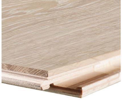 Engineered Oak Ivory & Cream Stain Hardwood Flooring
