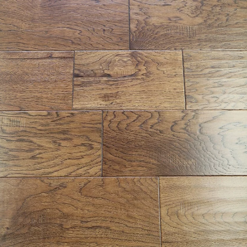 6 1/2" x 1/2" Engineered Hickory Leather Hardwood Flooring