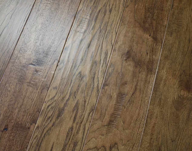 6 1/2" x 1/2" Engineered Hickory Leather Hardwood Flooring