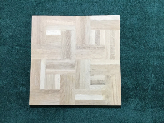 Discover Haddon Hall Unfinished White Oak Parquet Flooring