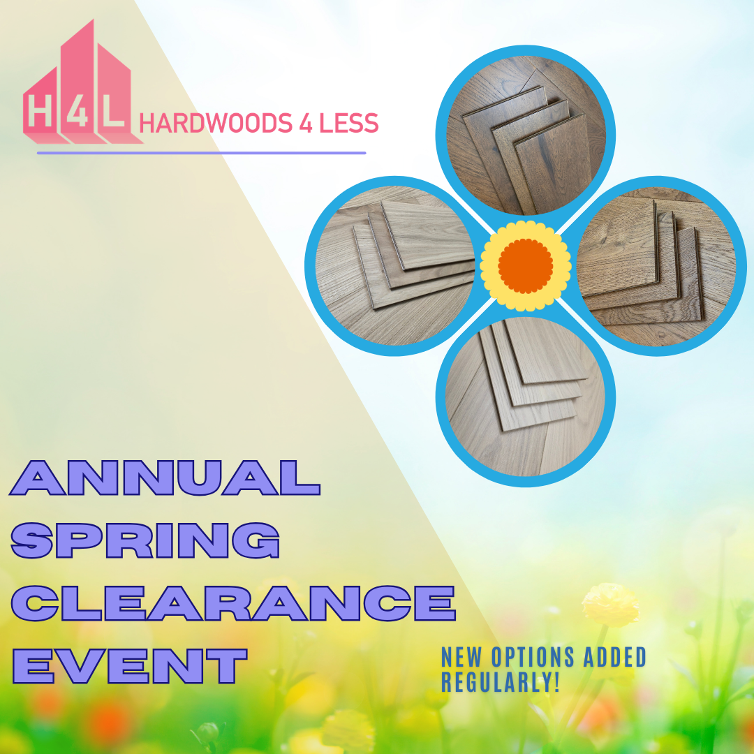 Annual Spring Clearance Event – Hardwoods4Less