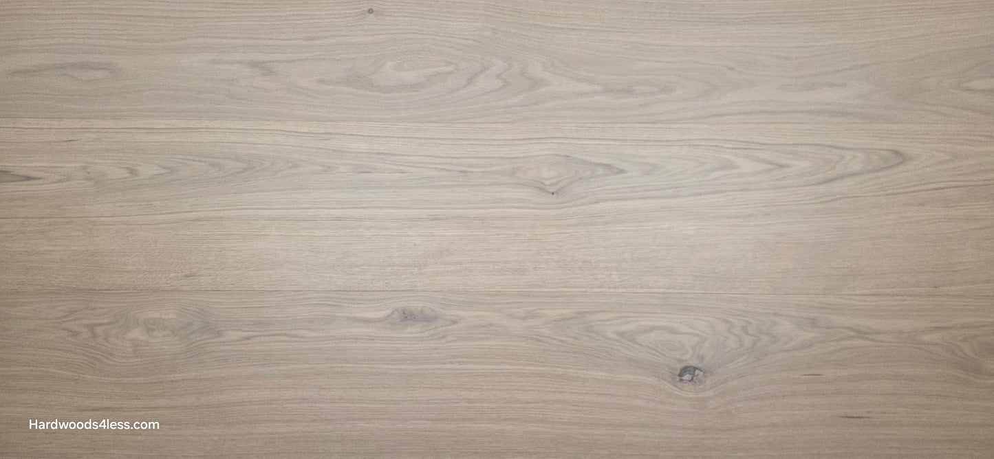 10.67" x 7/16" Modernized Engineered European Oak Foster Hardwood Flooring. Shown close up. Laminate look alike. 