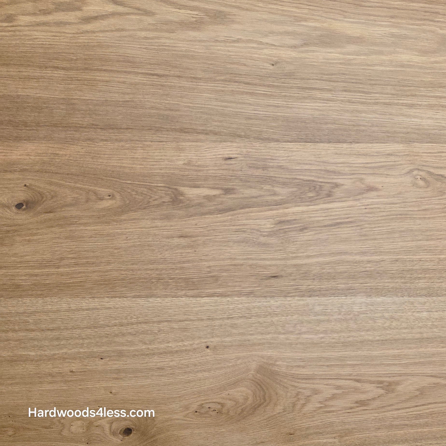 10.67" x 7/16" Modernized Engineered European Oak Wright Hardened Hardwood Flooring. Close up.