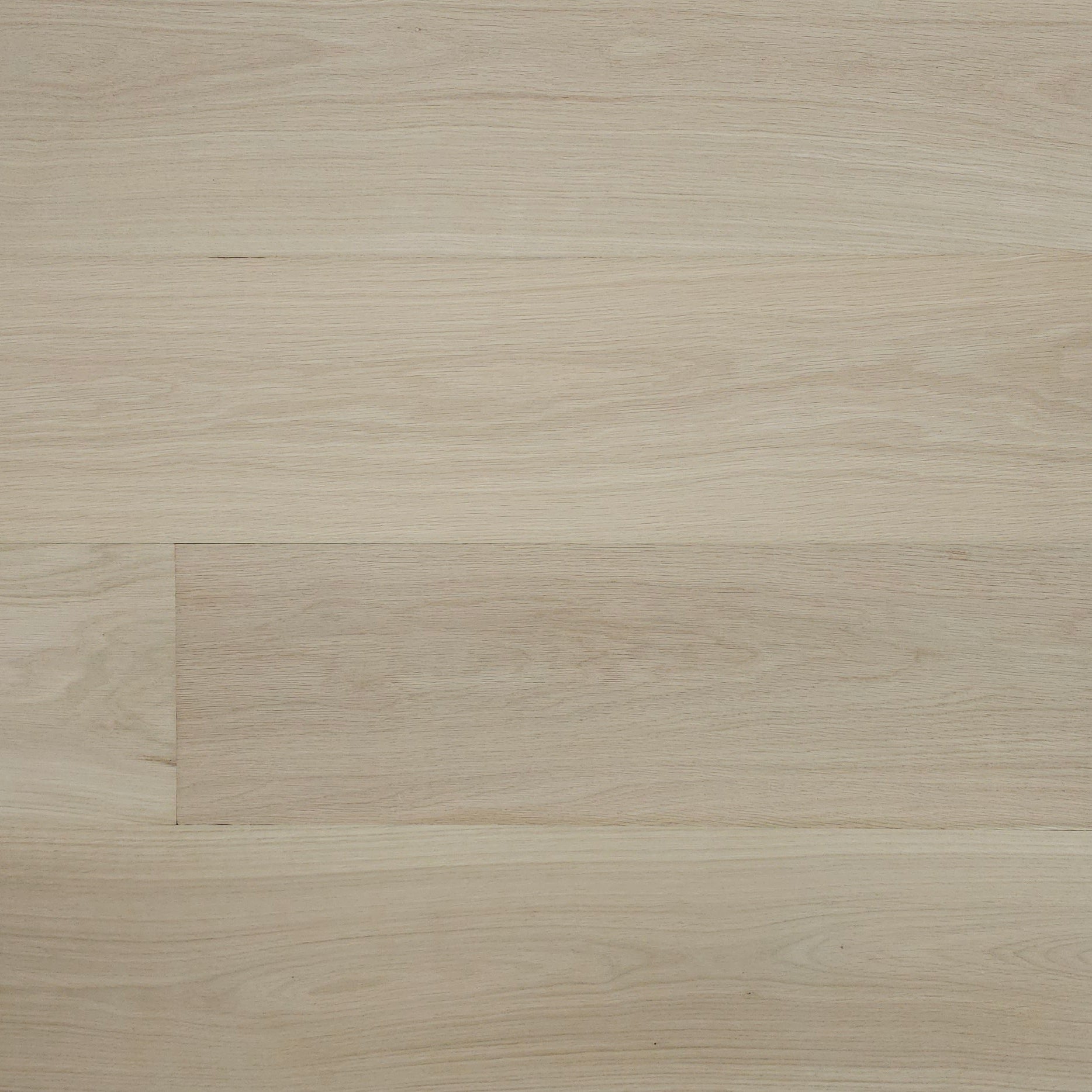 8 5/8" x 5/8" Engineered Unfinished European White Oak Select & Better Hardwood Flooring. Close up. 