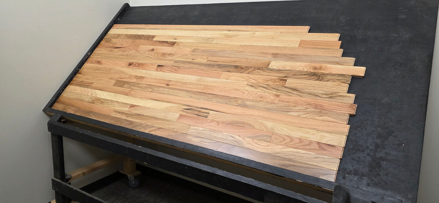 2 1/4" x 3/4" Red Oak Natural Hardwood Flooring *Builder Grade*