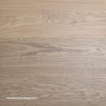 10.67" x 7/16" Modernized Engineered European Oak Gropius Hardened Hardwood Flooring. Close up. 