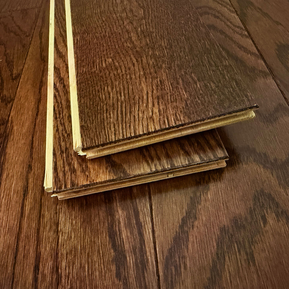 3 1/2" x 3/8" Engineered Oak Monroe Hardwood Flooring