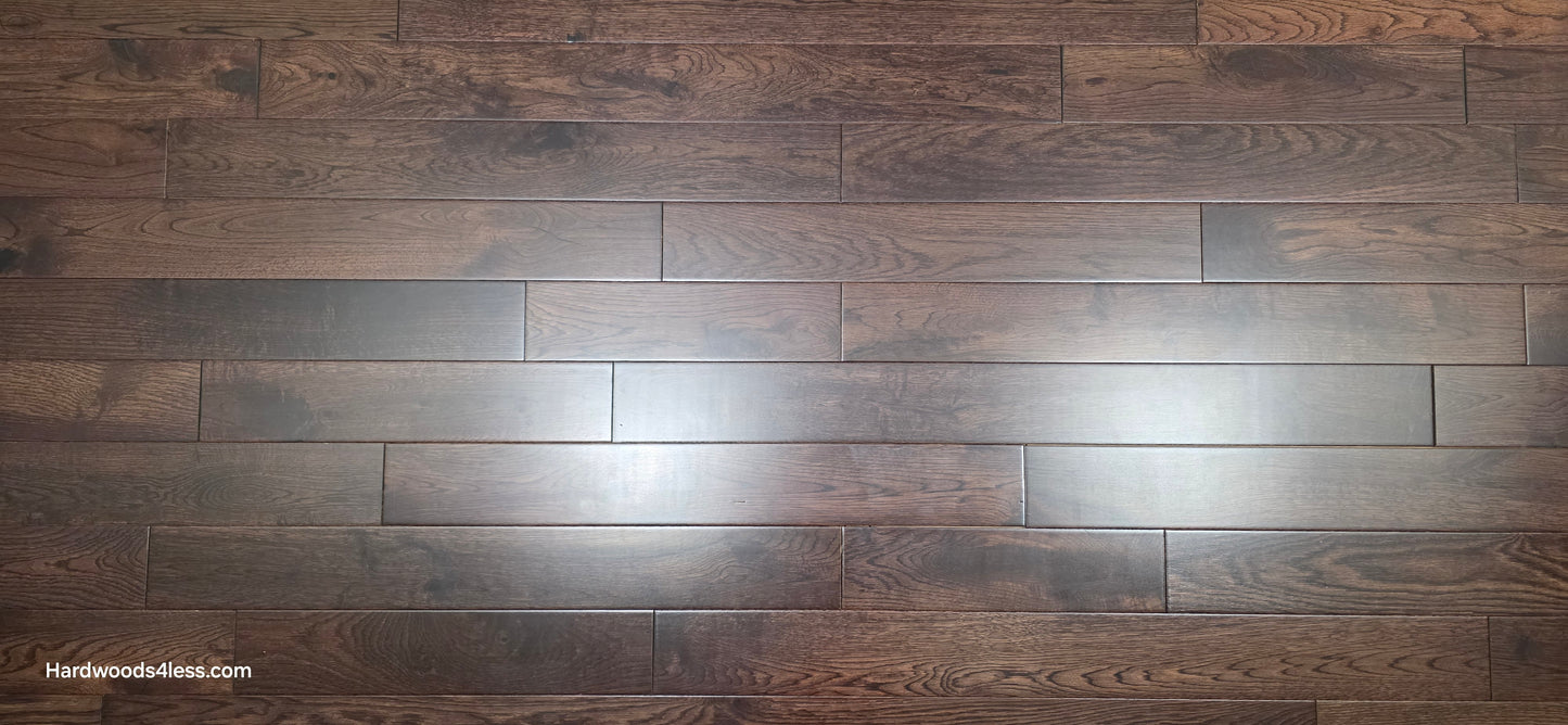 3 1/2" x 3/4" Solid White Oak Ristretto Hardwood Flooring