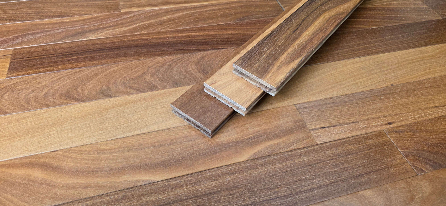 3 1/4" x 3/4" Brazilian Teak Hardwood Flooring