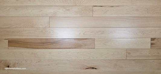 3 14 x 34 Natural Northern Maple Common & Better Hardwood Flooring