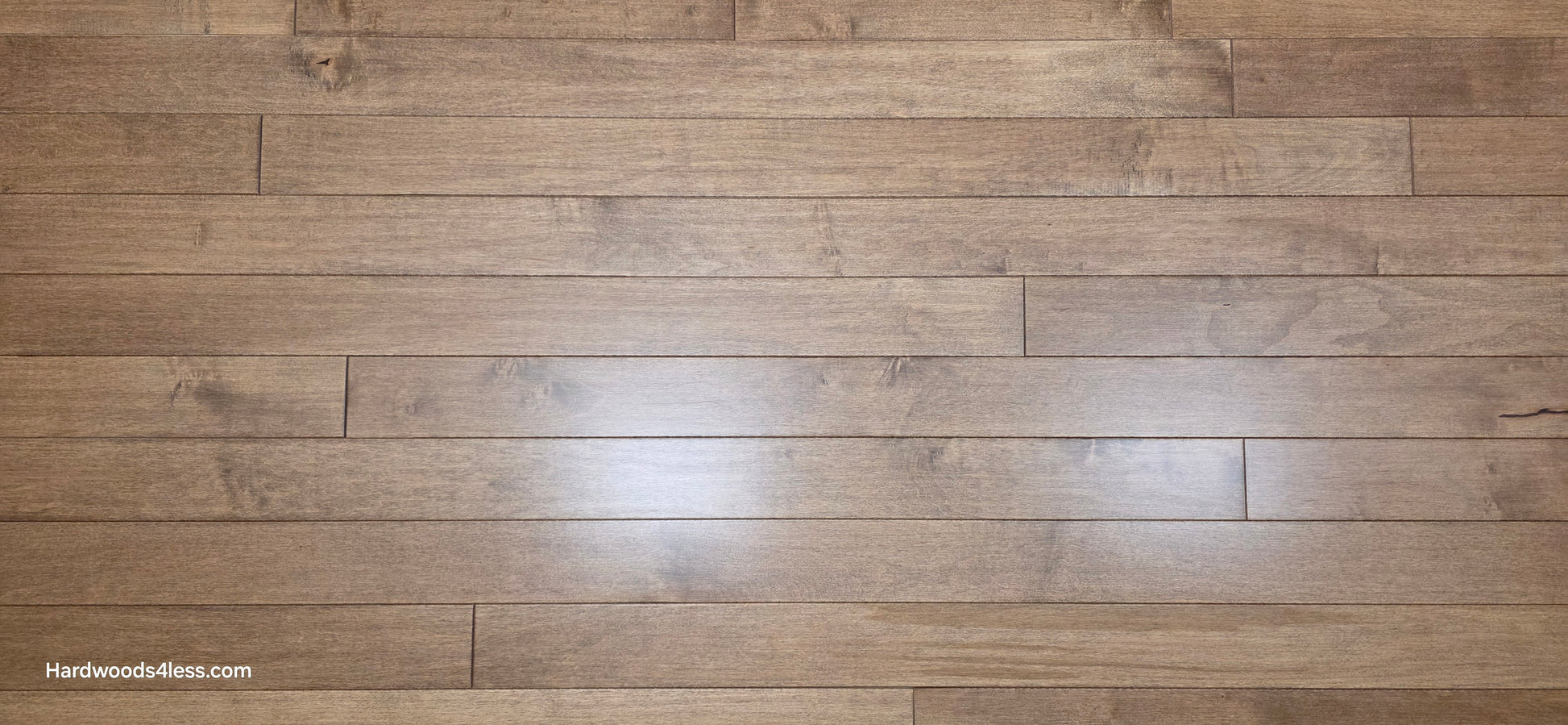 3 1/4" x 3/4" Solid Maple Haystack Hardwood Flooring. Close up