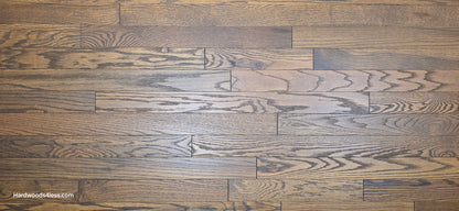 3 1/4" x 3/4" Solid Red Oak Bronze Hardwood Flooring.