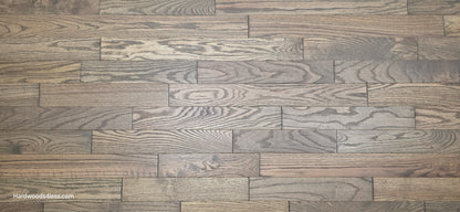 3 1/4" x 3/4" Solid Red Oak Coal Hardwood Flooring.