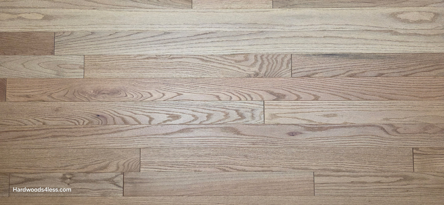 3 1/4" x 3/4" Solid White Oak Rye Hardwood Flooring