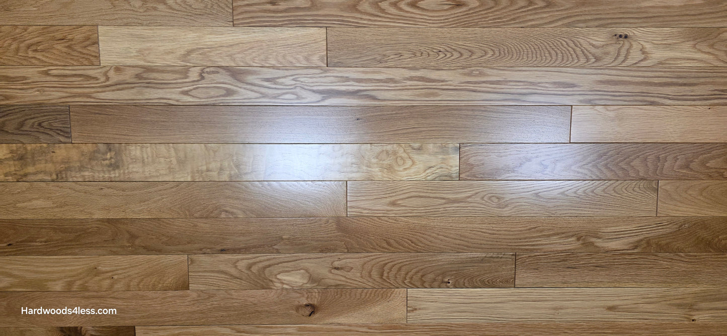 3 1/4" x 3/4" White Oak Natural Hardwood Flooring.
