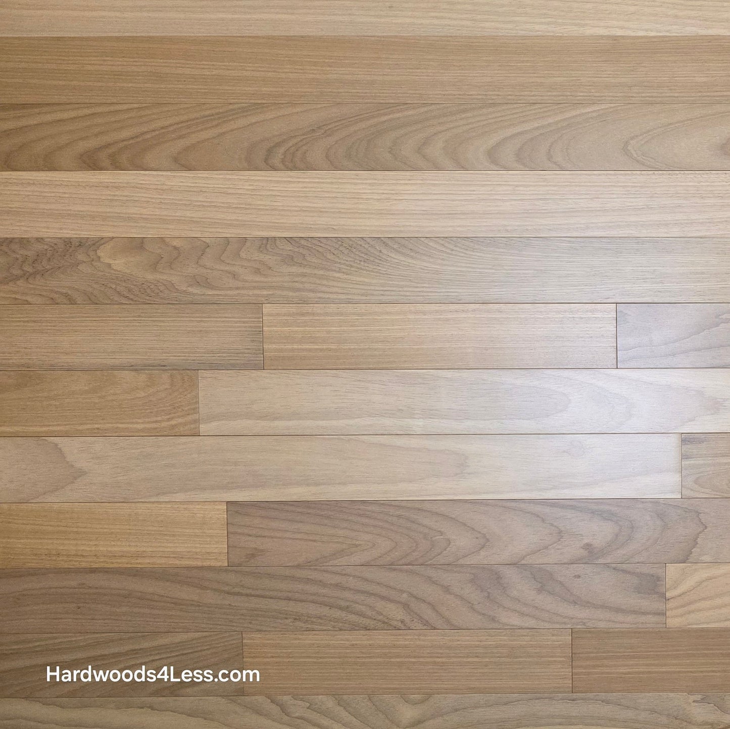 3 1/4" x 3/8" Engineered Brazilian Oak Natural Hardwood Flooring. Shown close up.