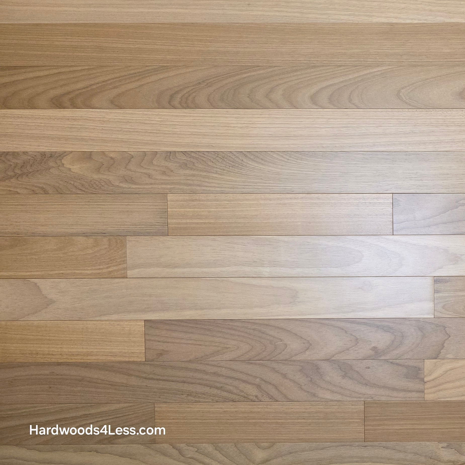 3 1/4" x 3/8" Engineered Brazilian Oak Natural Hardwood Flooring. Shown close up.