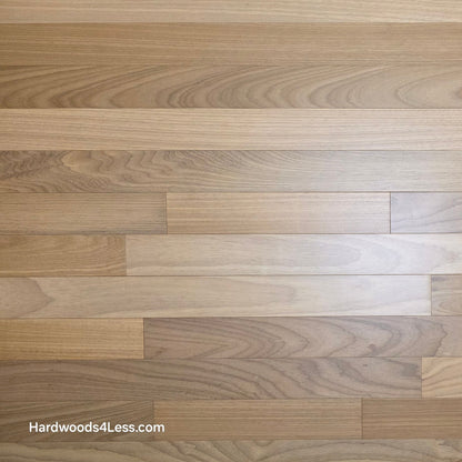 3 1/4" x 3/8" Engineered Brazilian Oak Natural Hardwood Flooring. Shown close up.