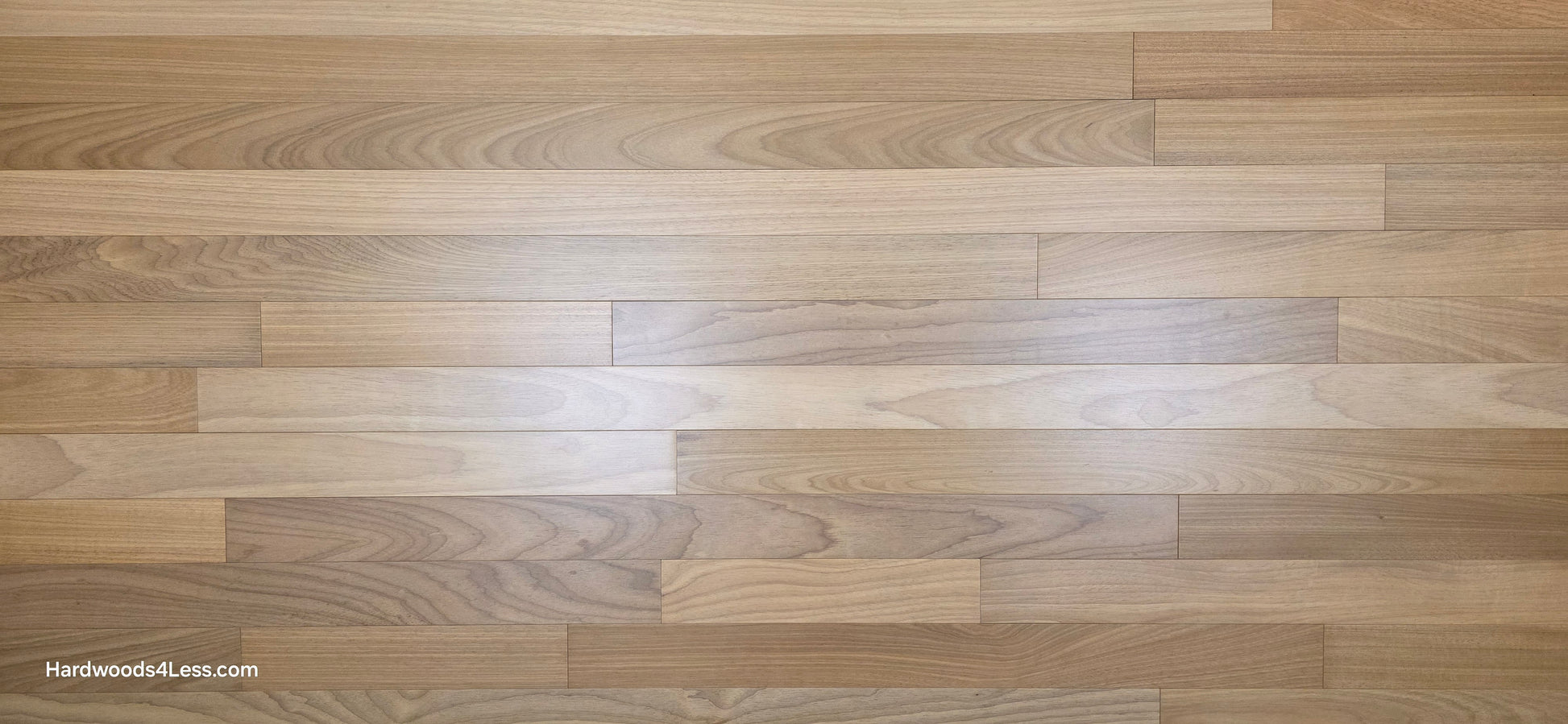 3 1/4" x 3/8" Engineered Brazilian Oak Natural Hardwood Flooring. Shown close up.