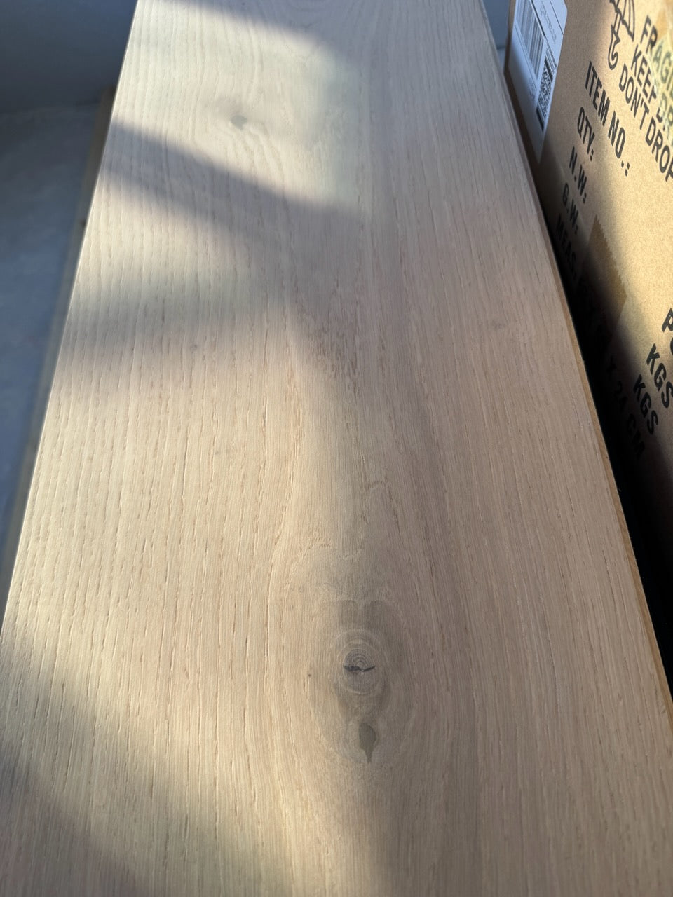 10.25" x 5/8" Engineered European Oak Shoal Creek Hardwood Flooring