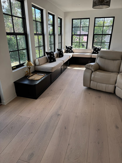 10.25" x 5/8" Engineered European Oak Shoal Creek Hardwood Flooring