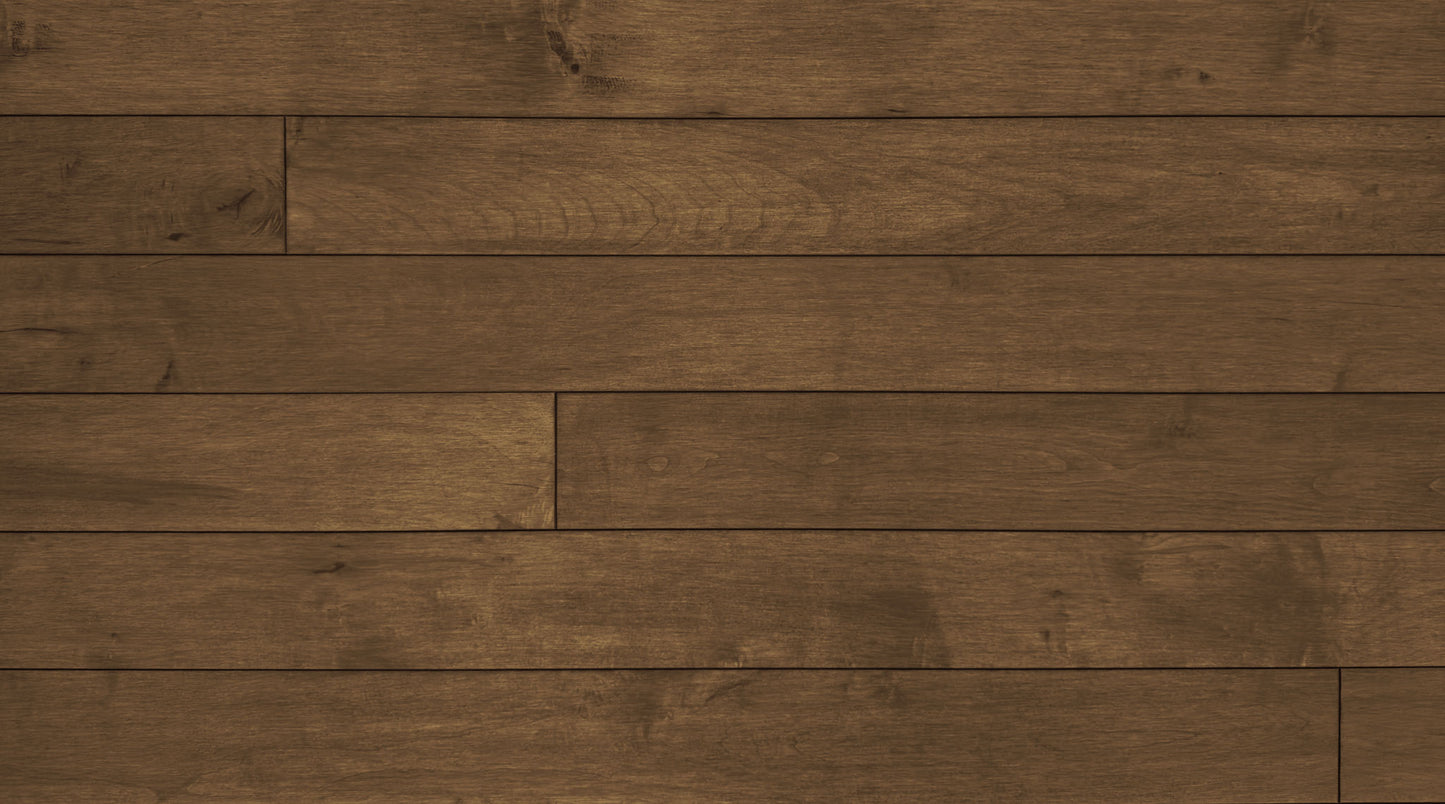 4 1/4" x 3/4" Solid Maple Chang Top View