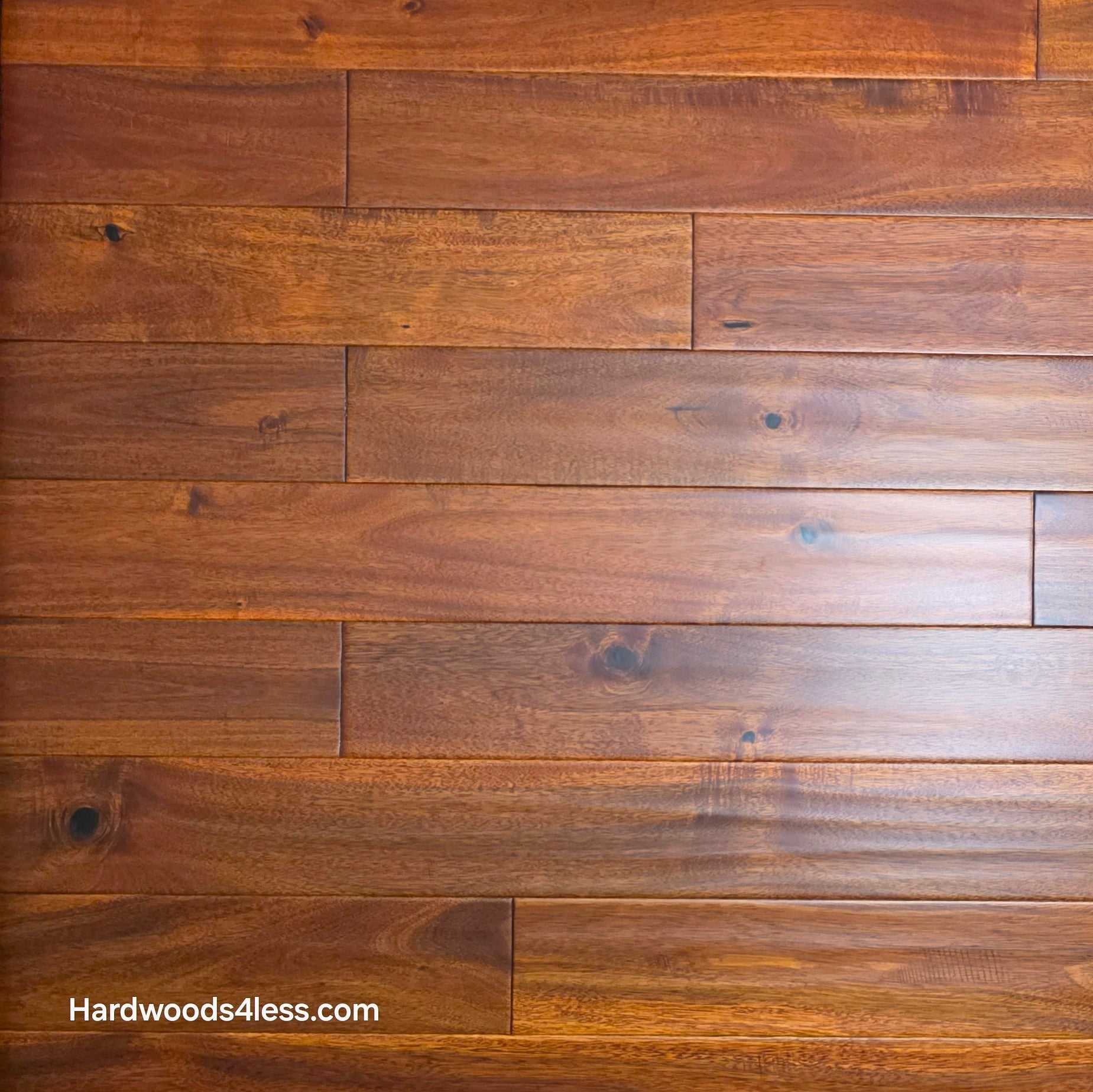 4 3/4" x 3/4" Solid Acacia Ancient Copper Hardwood Flooring