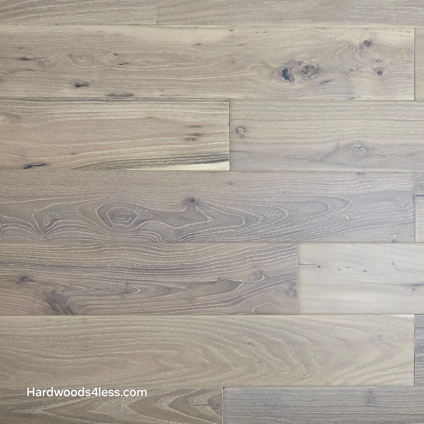 4 3/4" x 3/4" Solid Black Locust Finn Hardwood Flooring. Close up.
