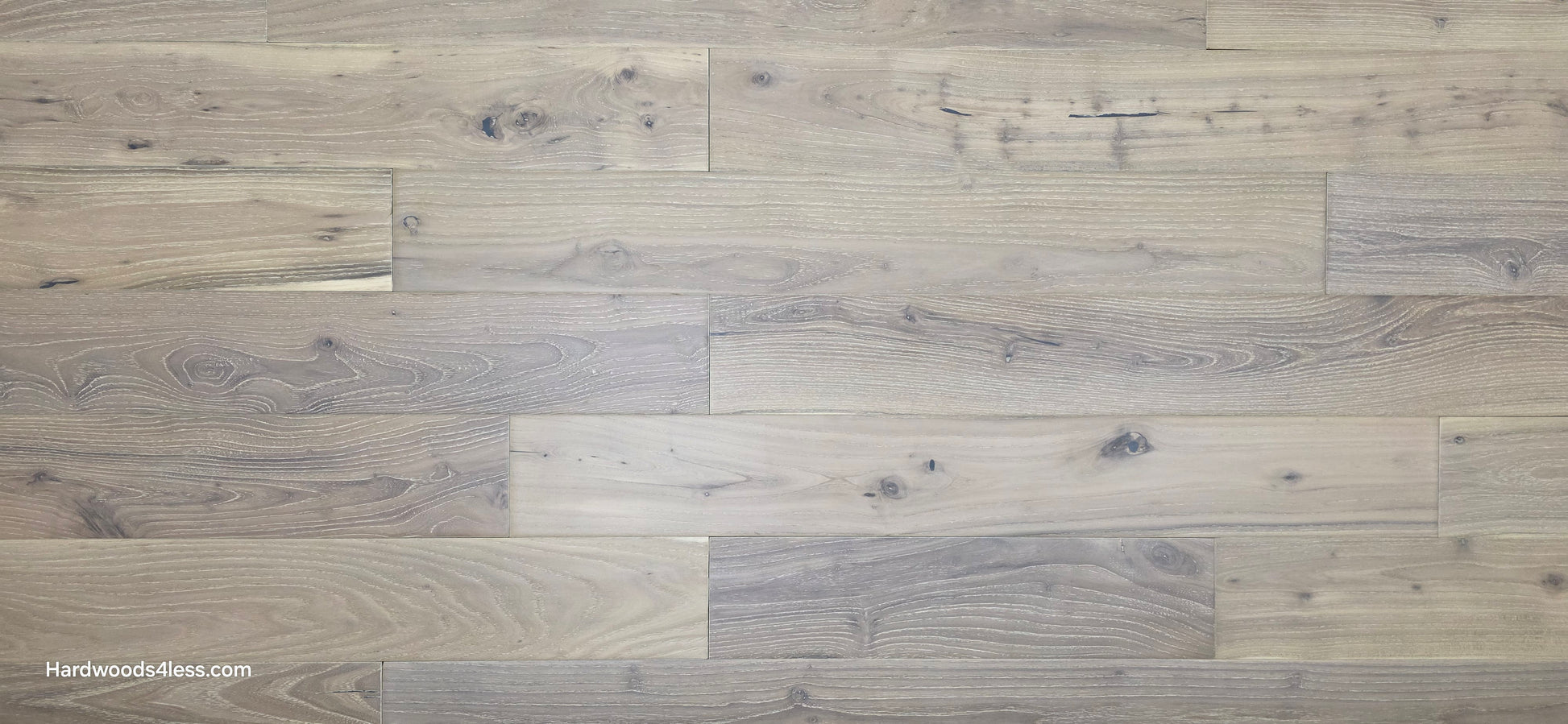 4 3/4" x 3/4" Solid Black Locust Finn Hardwood Flooring. Close up wide. 