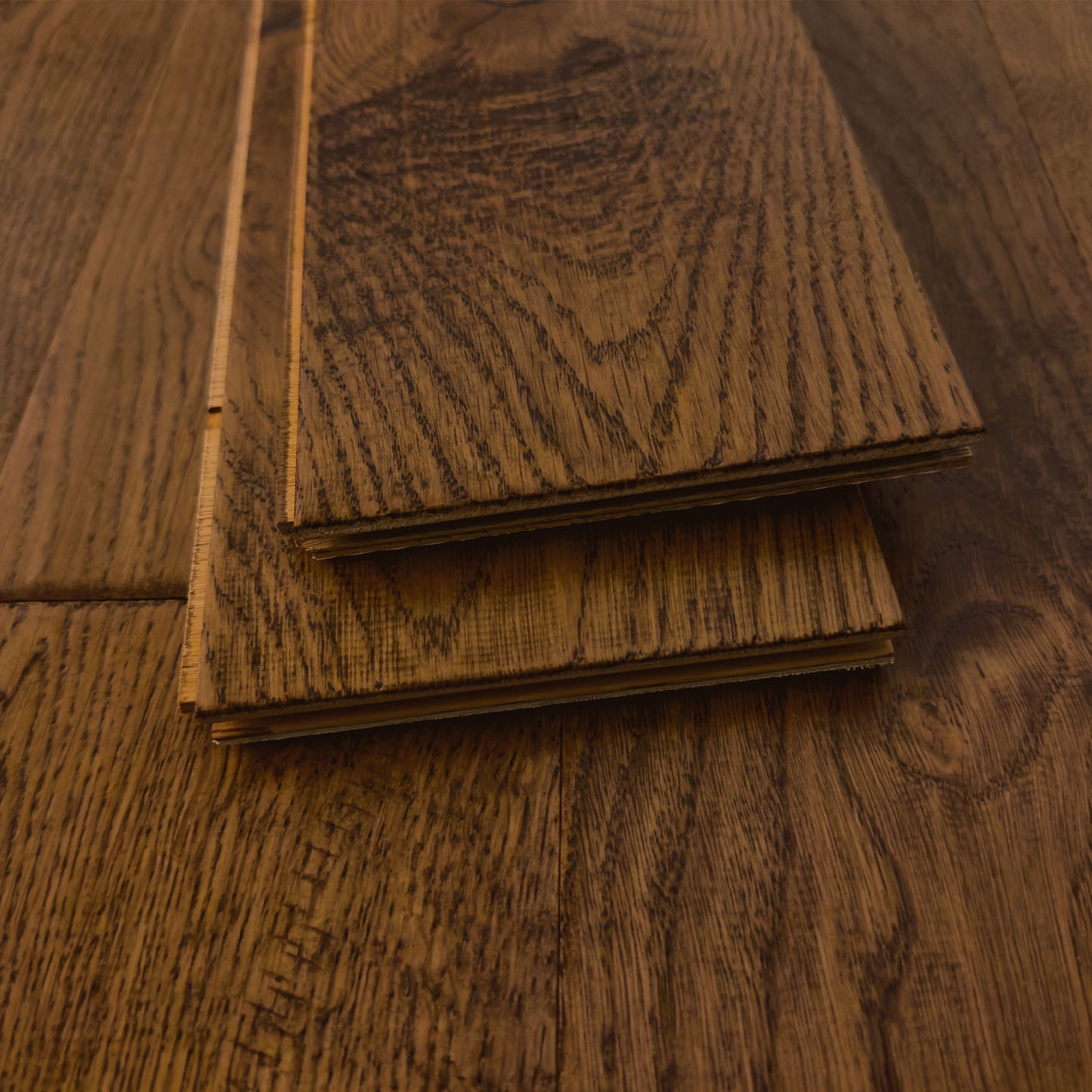5" x 1/2" Engineered White Oak Nadir Edge View