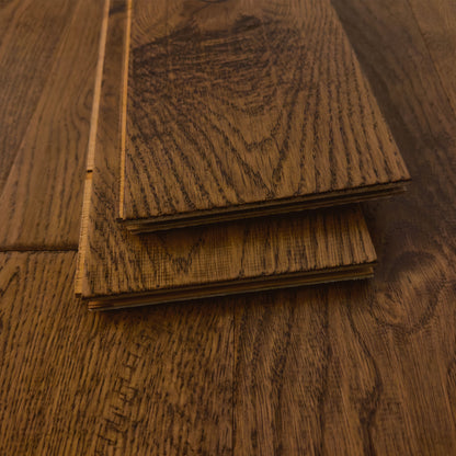 5" x 1/2" Engineered White Oak Nadir Edge View