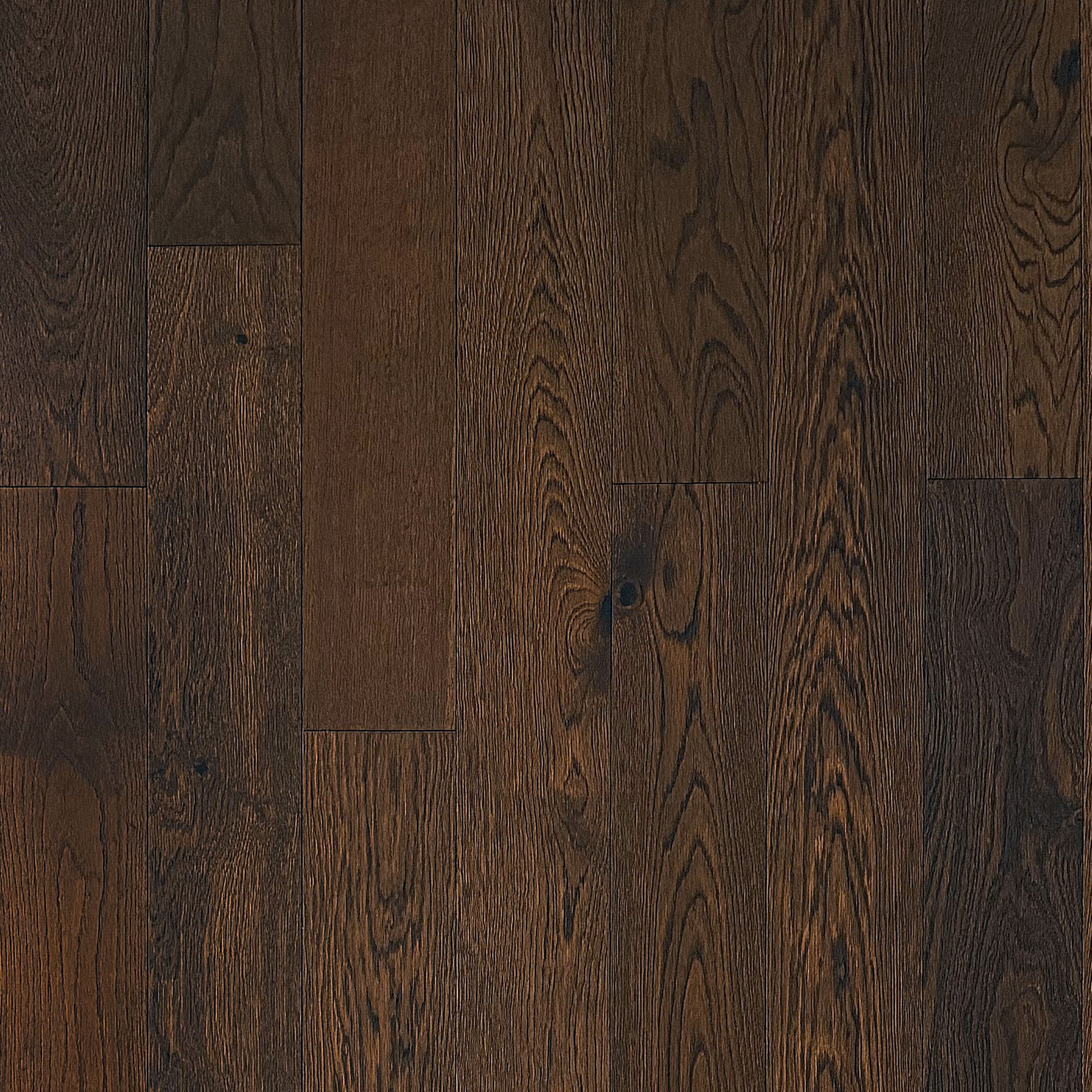 5" x 3/8" Engineered White Oak Shirley Close Up to Show Grain