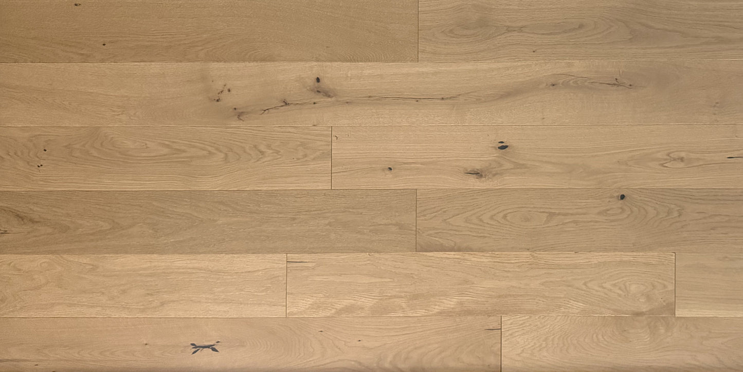 6" x 1/2" Engineered White Oak Annie Hardwood Flooring