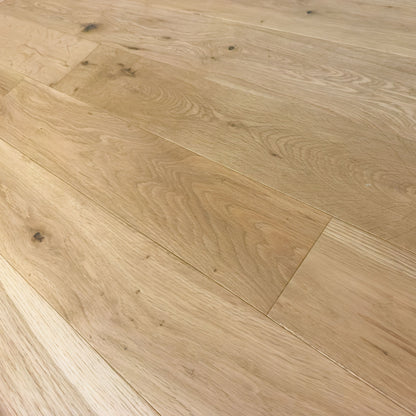 Solid European White Oak Abilene Close Up Of Grain