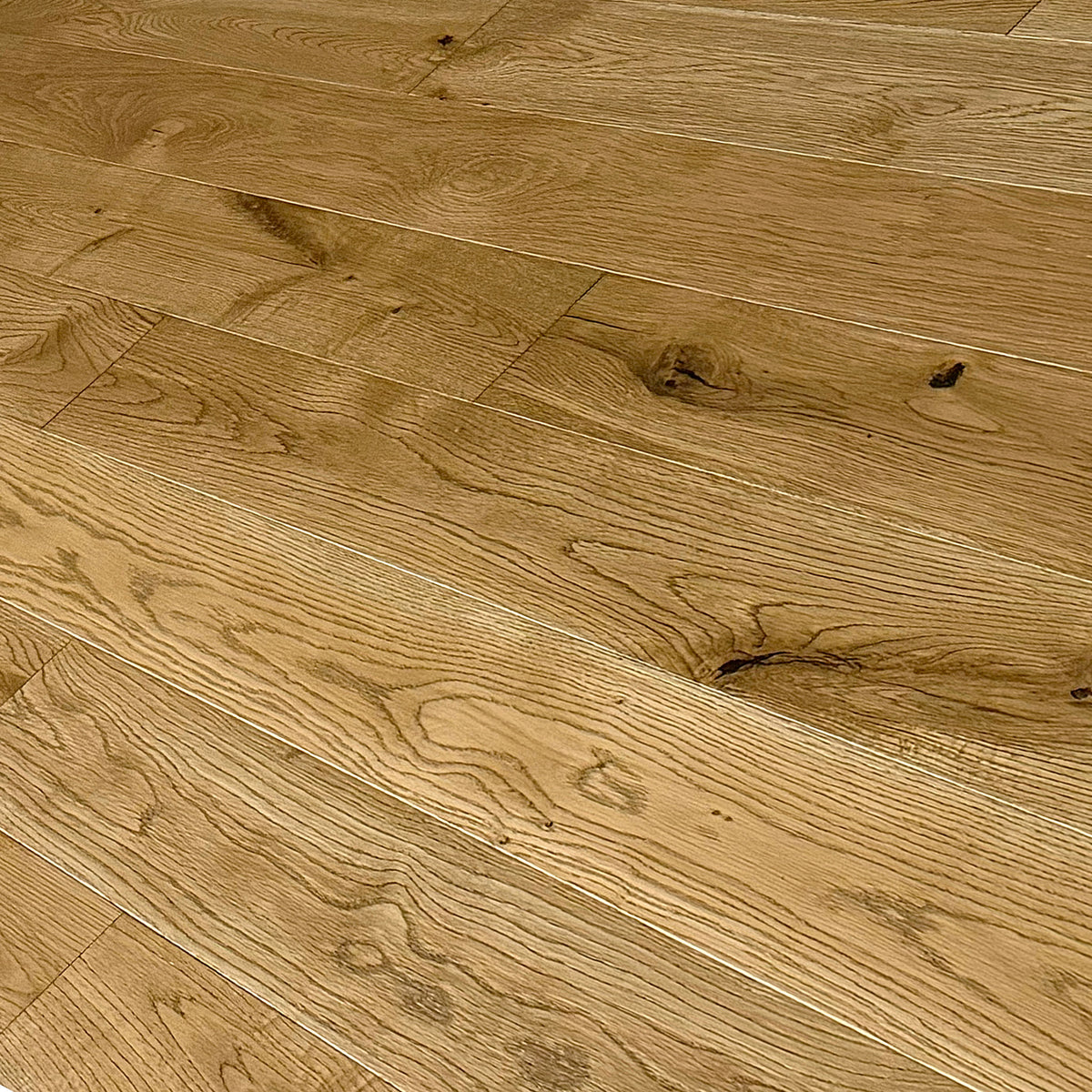 5" x 3/4" Solid European White Oak Cashew Hardwood Flooring